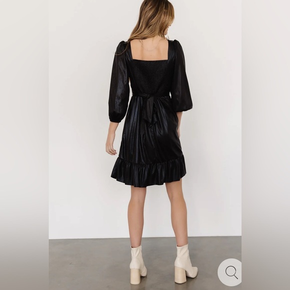 Baltic Born Black Shimmer Dress - Picture 2 of 6